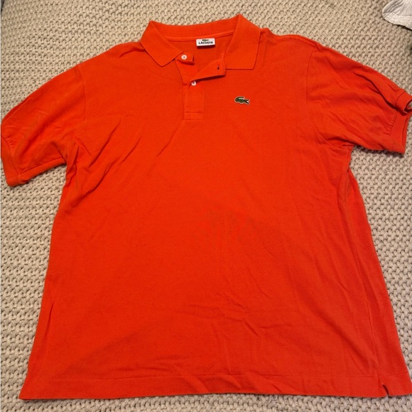 Lacoste Other - Lacoste Men's Polo Shirt in Bold Orange